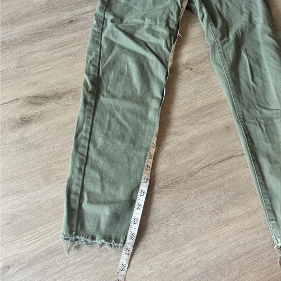 Banana republic, midrise, skinny olive green jeans - Picture 2 of 5